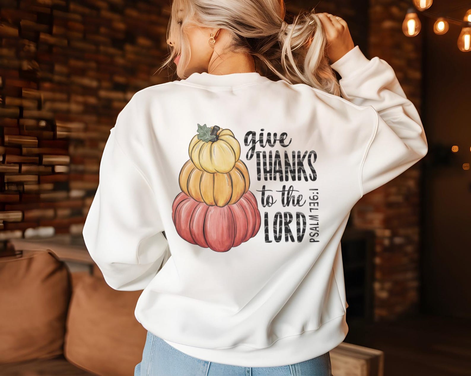 Fall Christian SVG PNG Give Thanks to the Lord, Christian Svg ...
