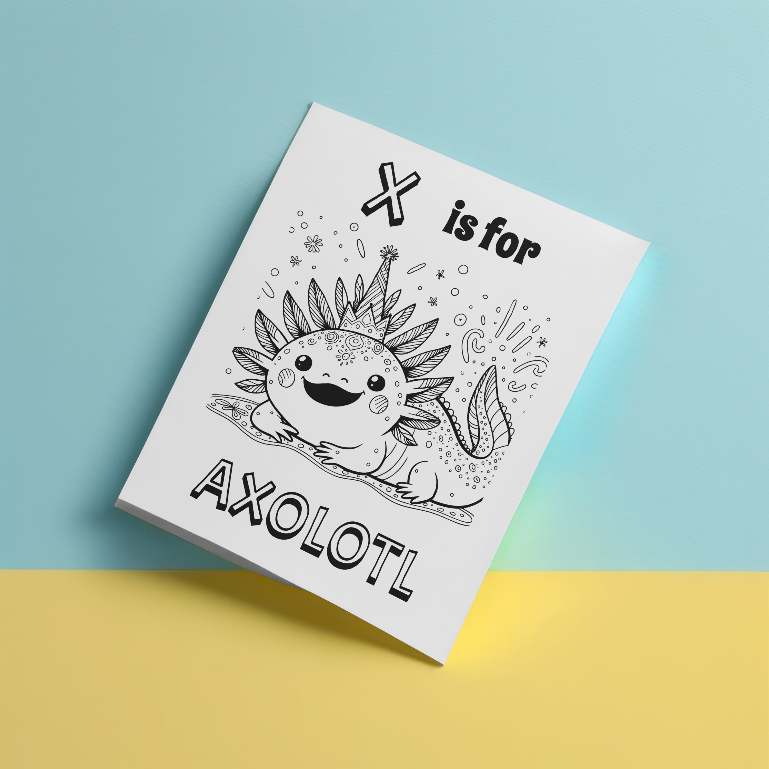 Animal Alphabet Printable Coloring Pages - Etsy