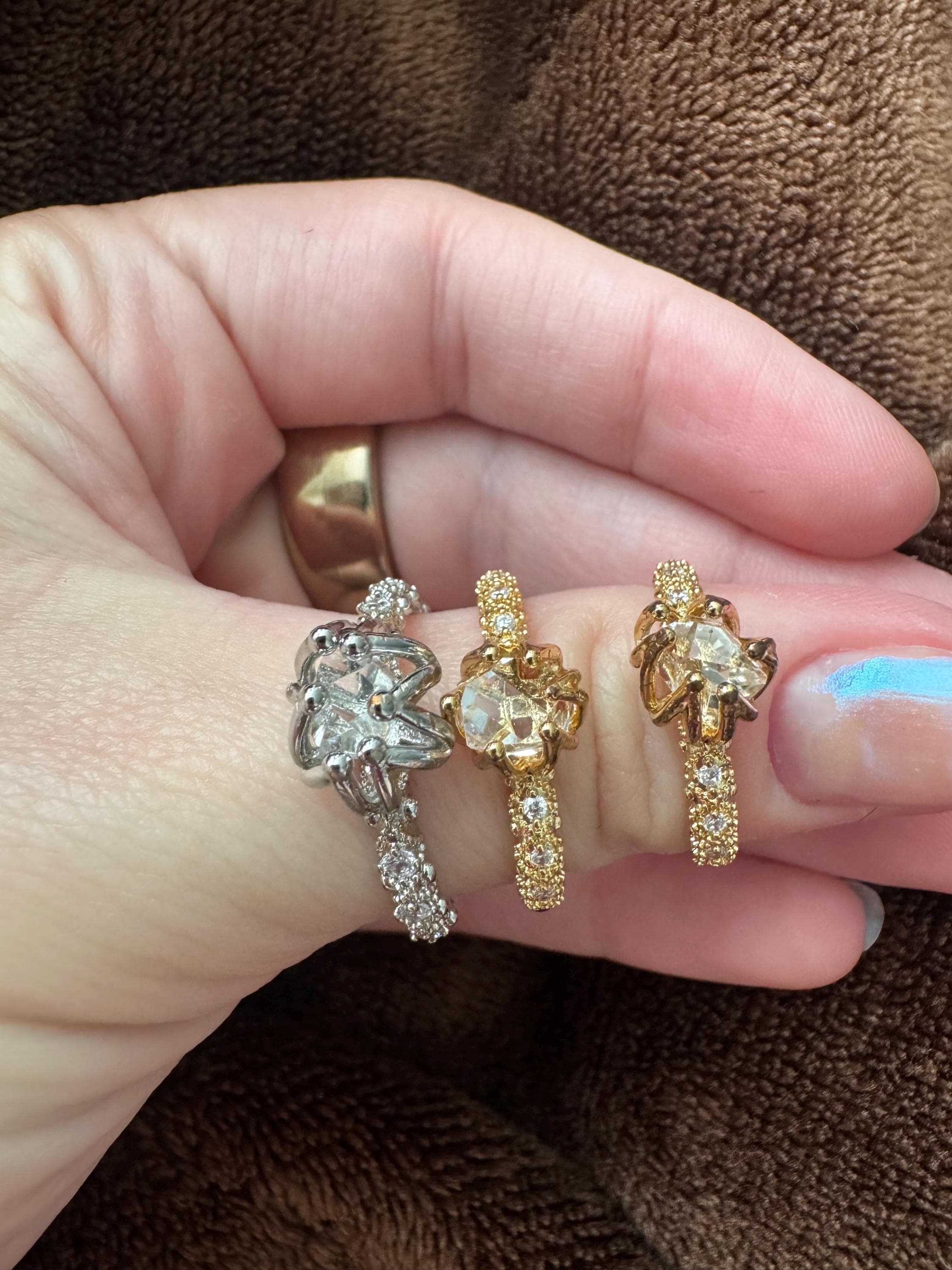 [韓国人気ジュエリー] nff rose bud ring Rose Bud Ring - Etsy