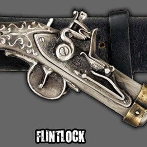flintlock belt buckle