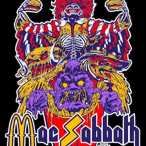 Mac Sabbath "Brand of Doom" T-shirt (men's sizes)