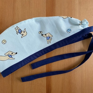 Reversible Surgical Scrub Cap - Kawaii Dogs