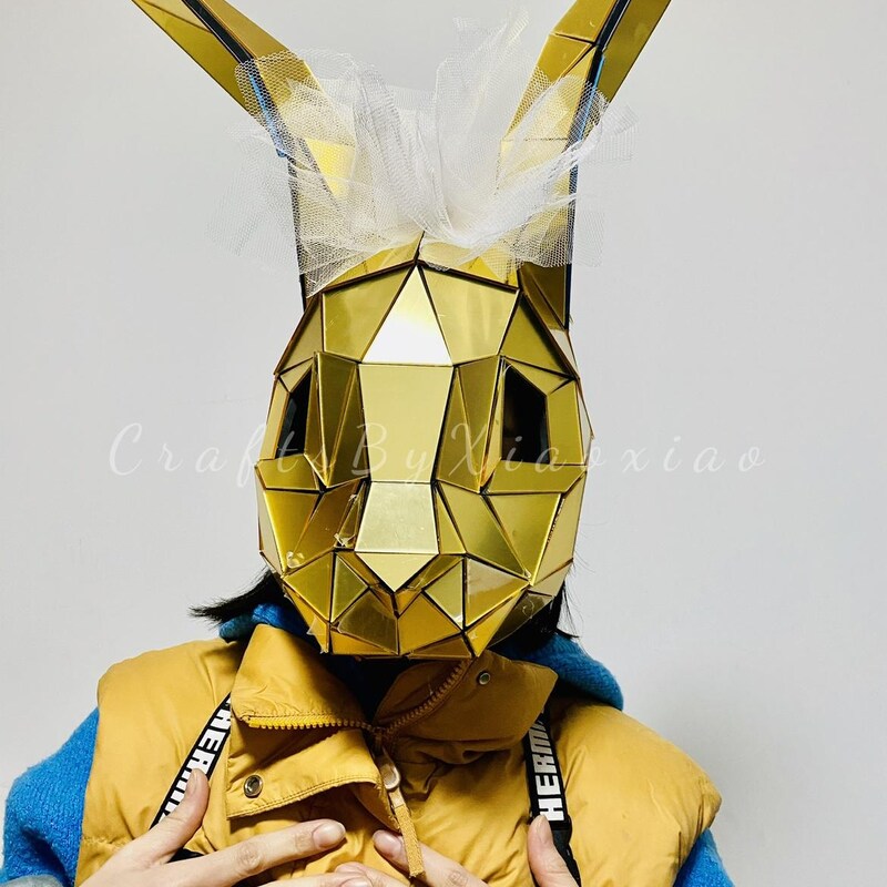 Rabbit Mask - Etsy