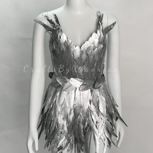 Handcrafted Silver Angel Set - Futuristic Party Wear, Perfect for Electronic Music Festivals and Fashion Events