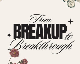 Breakup to Breakthrough Journal | PDF Printable| Infidelity Healing, Self-Love Kit, Divorce Workbook, Journal Prompts, Mental Health eBook