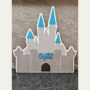 Personalized Castle Pin Display Board: Custom Pin Collection Showcase