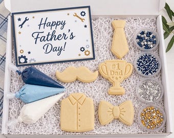 Father’s Day Cookie Decorating Kit/DIY Gift for Dad/Fun Family Activity/Sugar Cookie Decorating Box