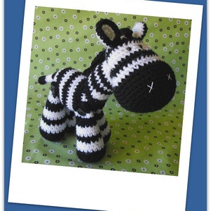 Crochet pattern Amigurumi zebra Zeb image 3