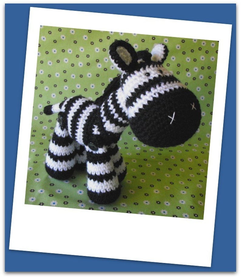 Crochet pattern Amigurumi zebra Zeb image 3