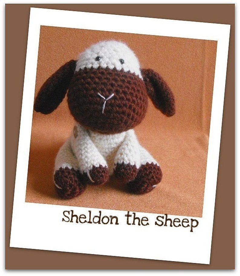 Sheldon amigurumi crochet pdf pattern image 1