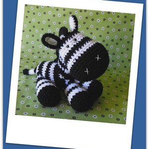 Crochet pattern Amigurumi zebra Zeb image 5