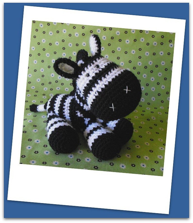 Crochet pattern Amigurumi zebra Zeb image 5