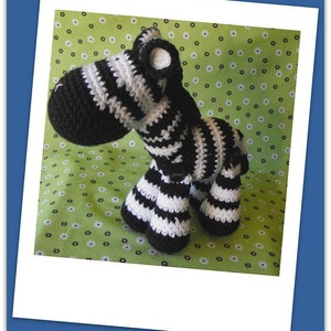 Crochet pattern Amigurumi zebra Zeb image 4