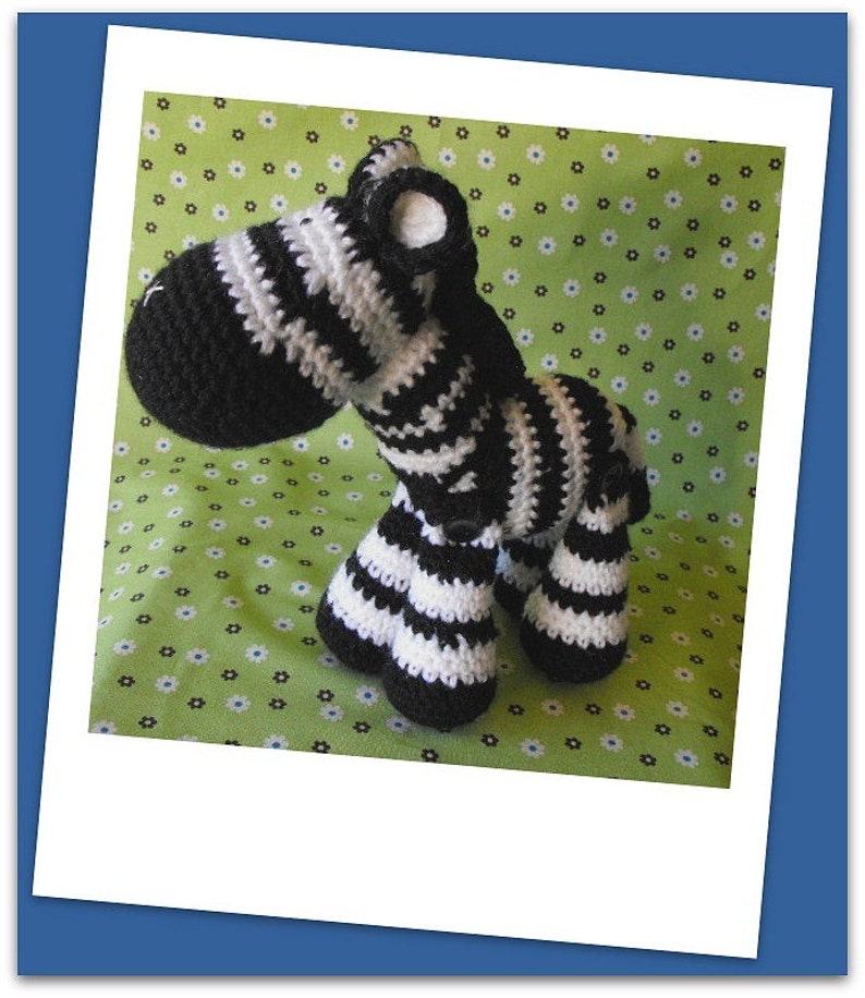 Crochet pattern Amigurumi zebra Zeb image 4