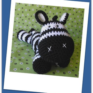 Crochet pattern Amigurumi zebra Zeb image 2