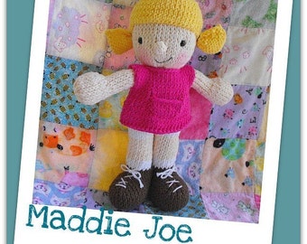 Maddie Joe - Amigurumi knit pdf pattern