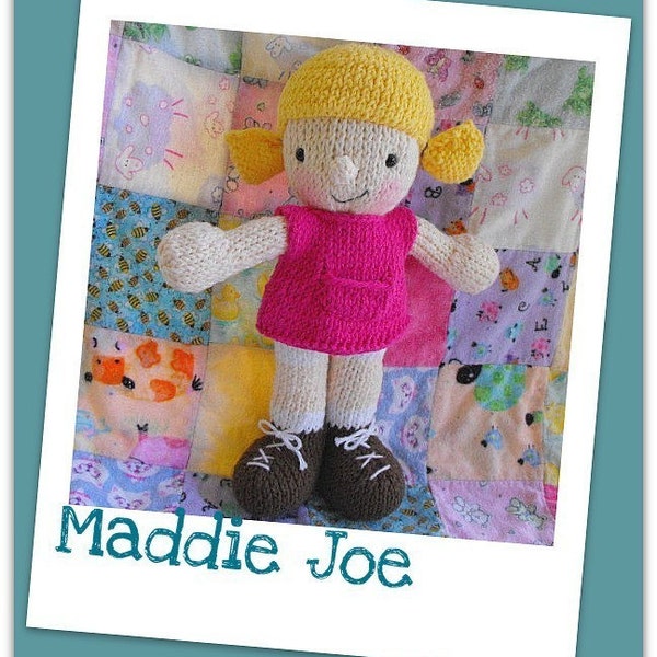 Maddie Joe - Amigurumi knit pdf pattern