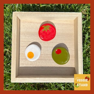 Handmade Produce Pin 3-pack