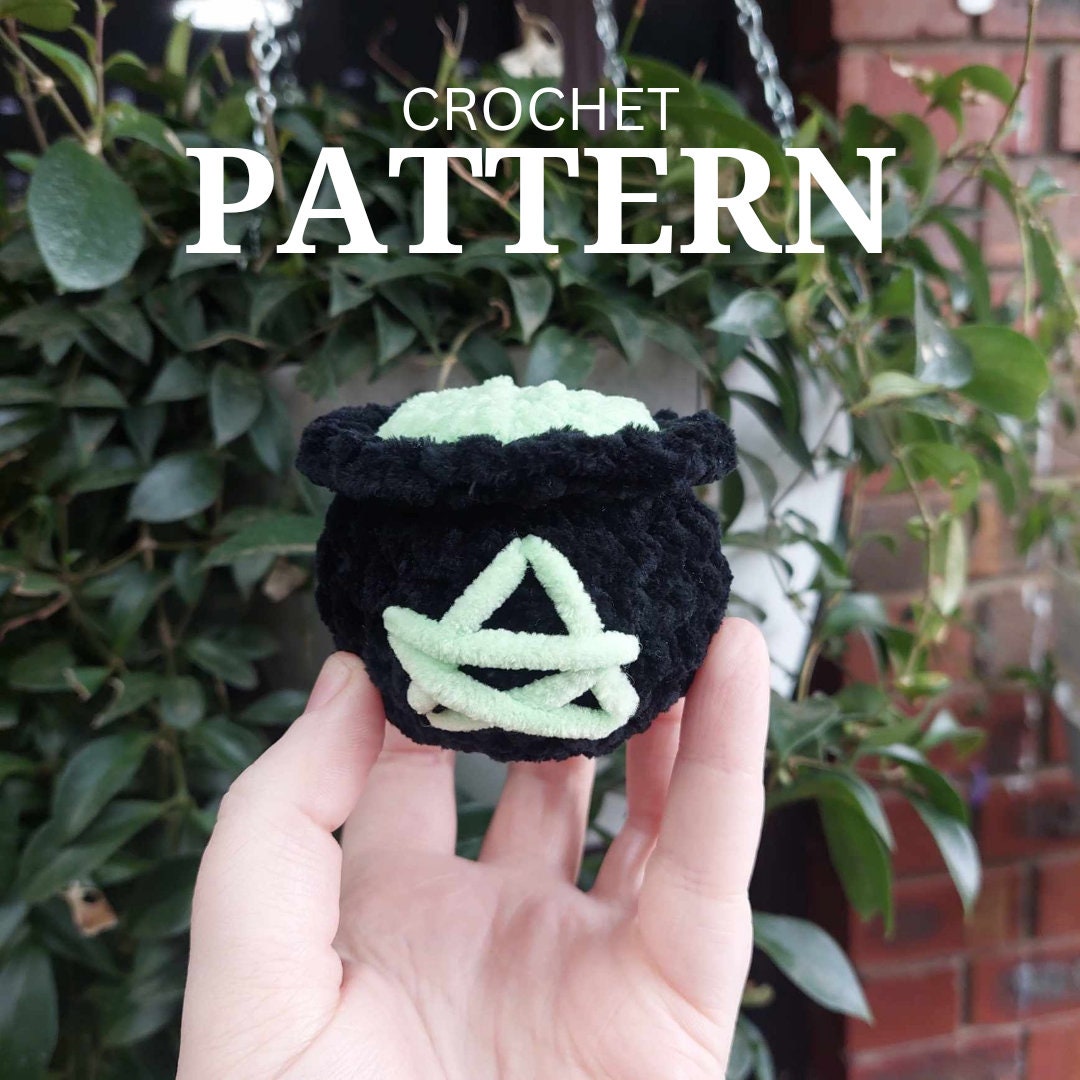 Cauldron Pattern Crochet Mini Cauldron Pattern - Etsy