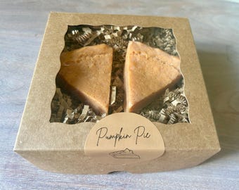 Pumpkin Pie Soy Wax Melts in a Bakery Box: Fall Home Fragrance