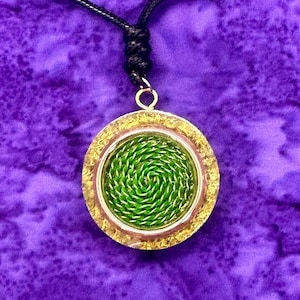 Citrine Orgonite Pendant