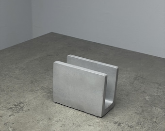 Concrete Dinner Napkin Holder. Napkin Holder for Table.