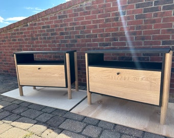 Solid Oak Nightstand Set