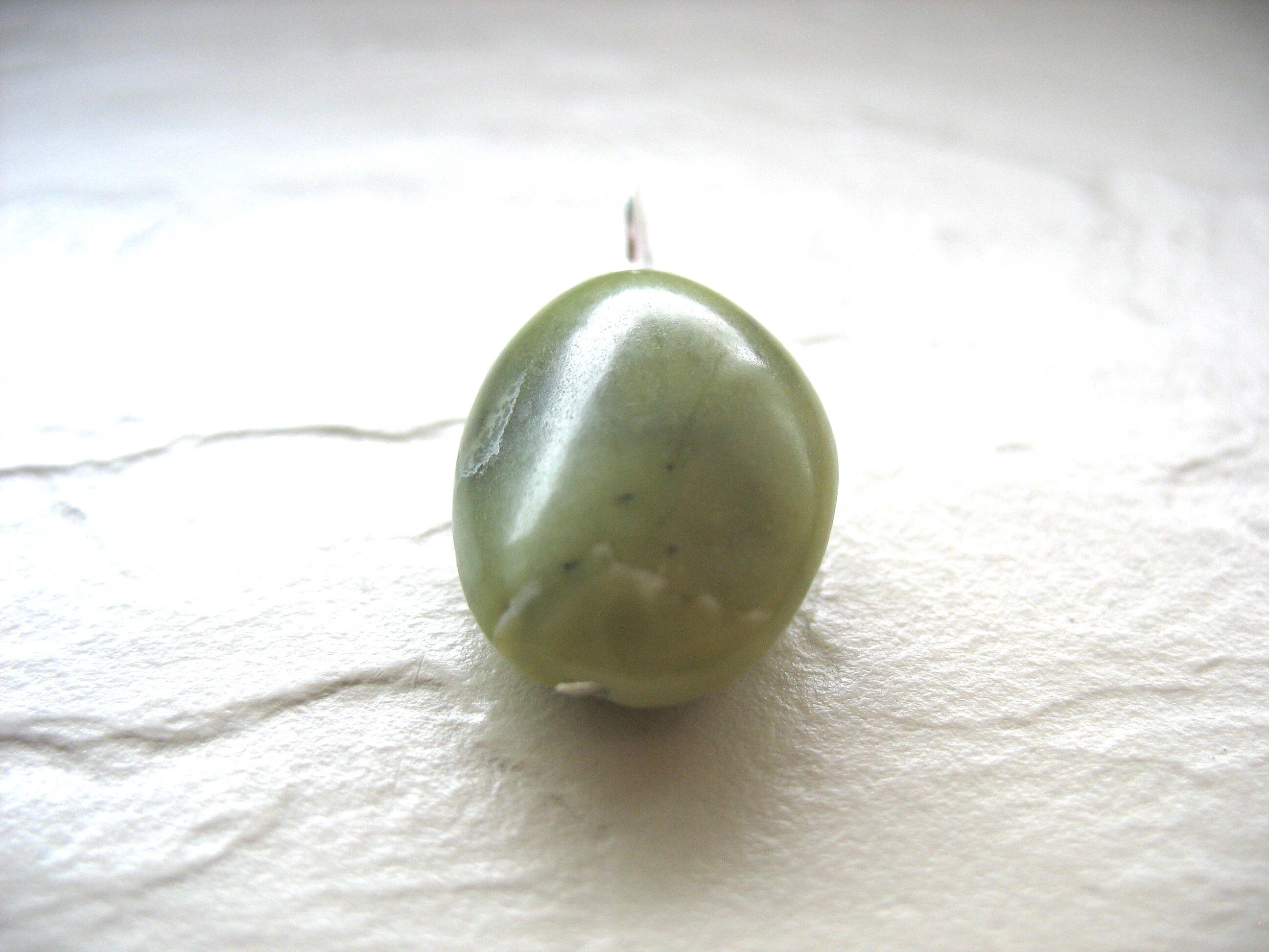 Serpentine Green Serpentine Stone Pendant Necklace Jewelry Etsy