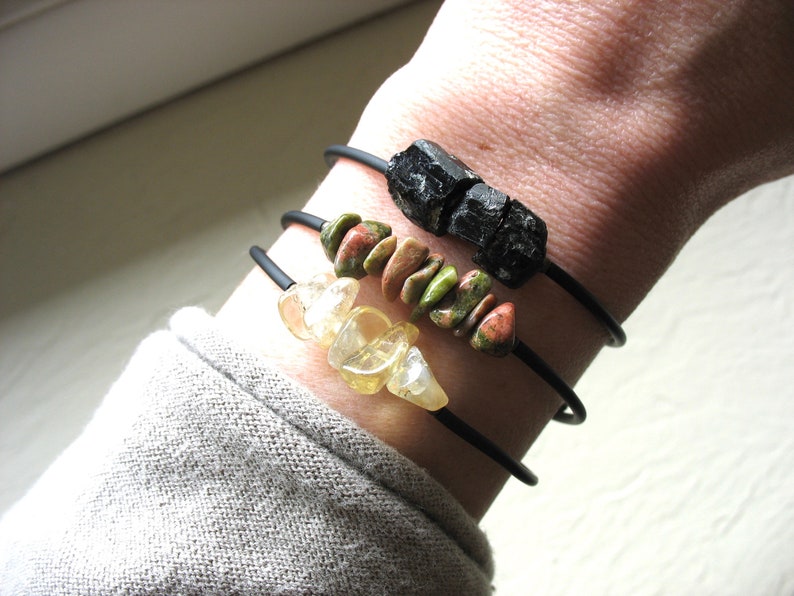 Unakite Bracelet, Unakite Stone Cuff Bracelet, Handmade Gemstone Unakite Jewelry, Stone Bracelet image 10