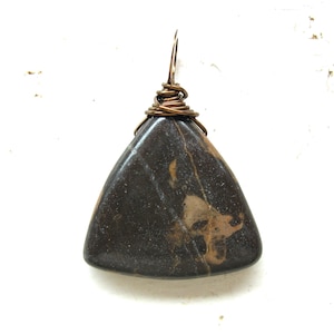 Jasper Gemstone Pendant Necklace Jewelry Made in USA