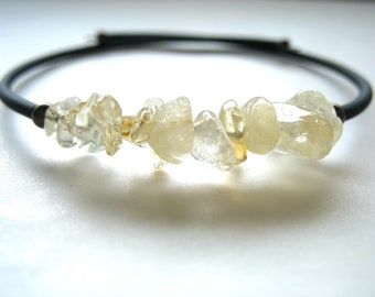 Citrine Gemstone Bracelet Jewelry Handmade in USA