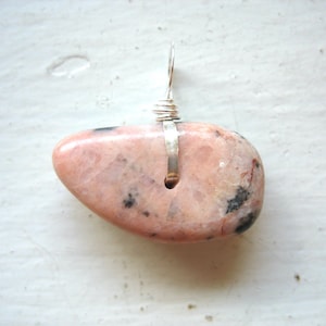 Marble Stone Pendant Jewelry Made in USA