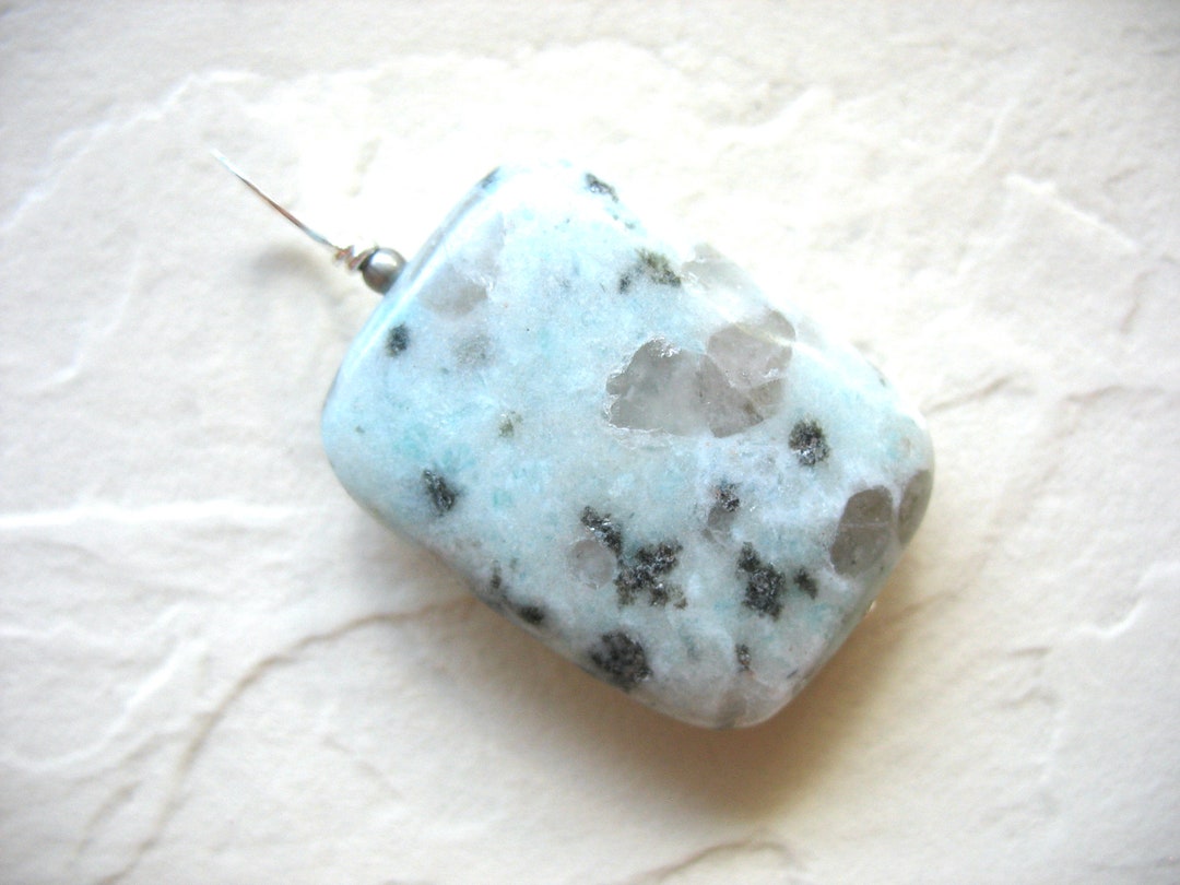 Jasper Pendant Sesame Jasper Stone Pendant Jasper Jewelry Etsy