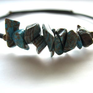 Jasper Gemstone Cuff Bracelet Jewelry Handmade in the USA