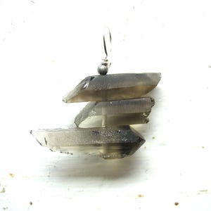 Smoky Quartz Crystal gemstone Pendant Necklace Jewelry Handmade in USA