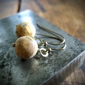 Jasper Gemstone Earrings Jewelry Made in USA