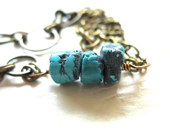 Turquoise Gemstone Bracelet Jewelry Handmade in USA