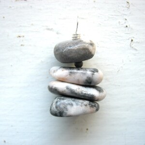 Marble Stone Pendant Jewelry Made in USA