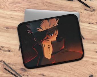 Gojo Satoru Manga Webtoon laptop sleeve Seanai Custom laptop sleeve Gift for friends Kawaii laptop sleeve japanese laptop sleeve