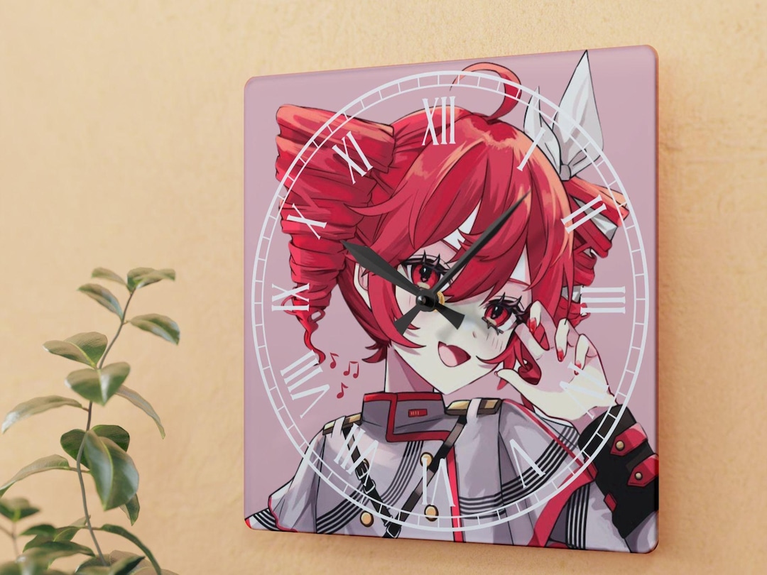Anime Wall Clock | Manga-inspired Room Decor | Kawaii Anime Gift for ...