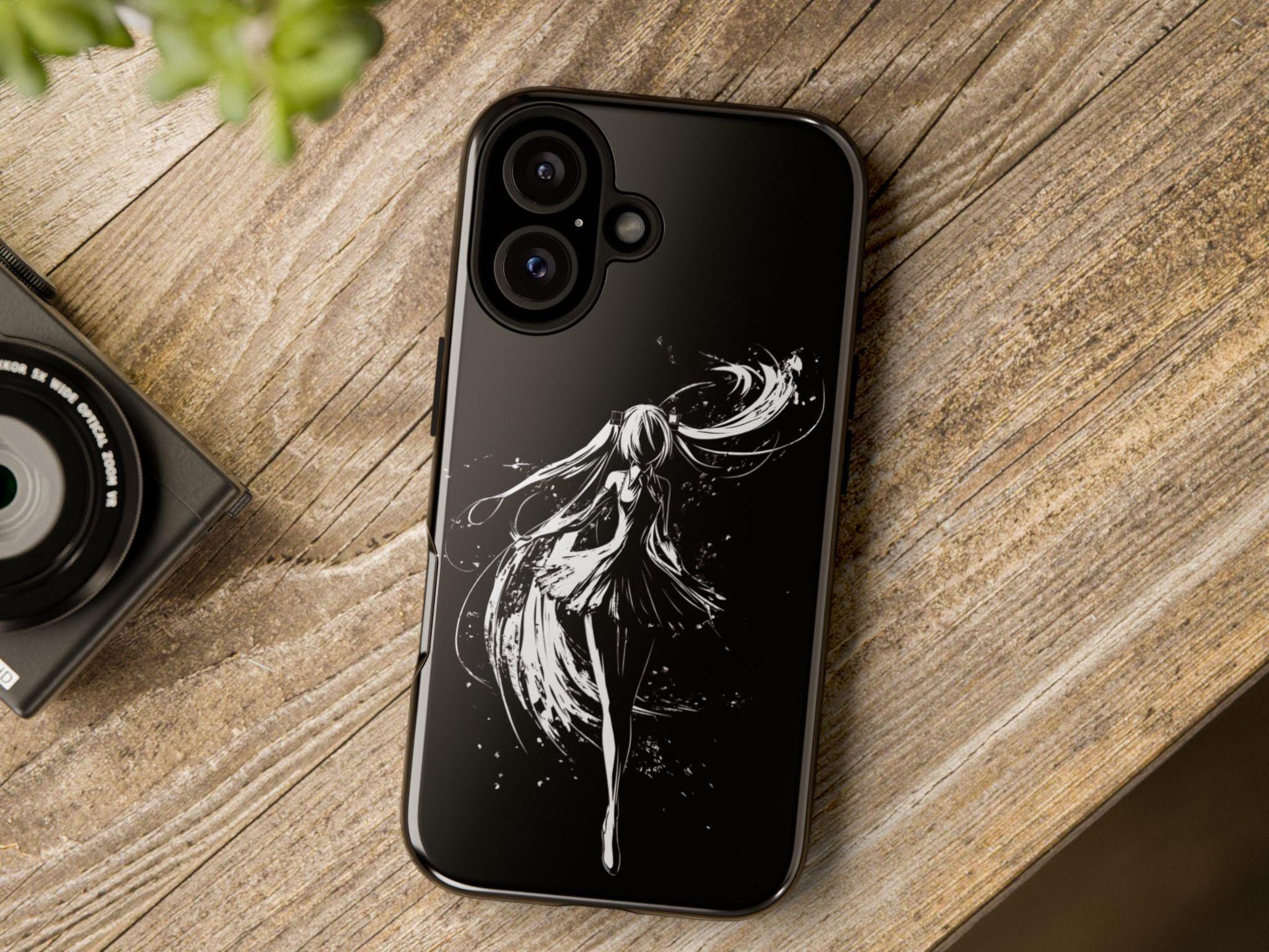 美紀ちゃんWingsPhonecase iphone16 Hatsune Miku Vocaloid Anime Phone Case iPhone 16 Plus Pro