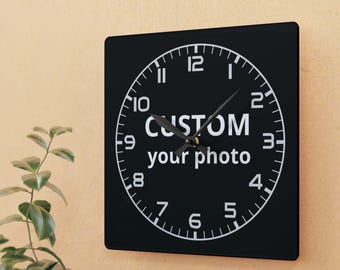 Custom Wall Clock |  Room Decor | Gift for Him Her | Otaku Merch | Anime Wall Art | Gift for Anime Fans