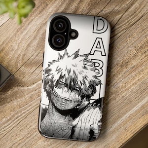 Dabi MHA Manga Anime phone case Custom phone case iphone 16 plus pro Max iphone 15 plus pro Max 14 Samsung Galaxy Google Pixel