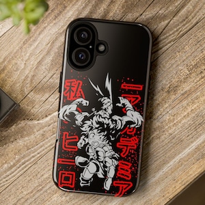 My hero academia All Might Izuku Anime phone case  iphone 16 plus pro Max iphone 15 plus pro Max 14 Samsung Galaxy Google Pixel
