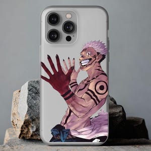 Ryomen Sukuna Jujutsu Kaisen Manga Anime phone case Phone case iphone 16 15 plus pro Max 14 13 mini 11 12 XS XR 8 slim 7 Samsung Galaxy