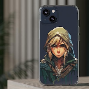Zelda phone case Perfect Gamer Gift Clear phone case iphone 16 15 14 plus pro Max 13 mini 11 12  Samsung Galaxy