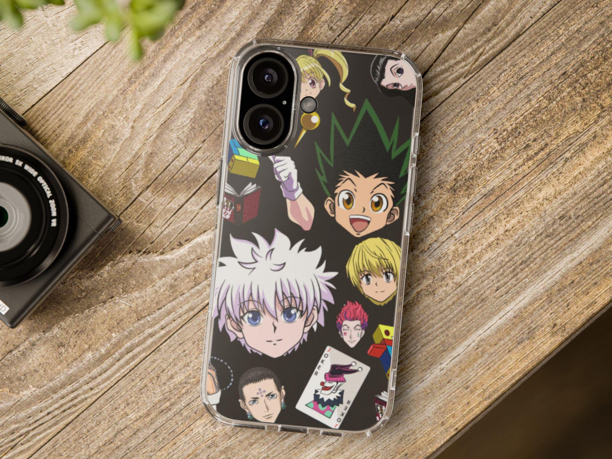 希少　ジャンプ展　vol3 ハンターハンター　スマホケース　キルア　ゴン 熱狂的人気を誇る大ヒットアニメ『HUNTER×HUNTER』とサンキュー