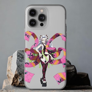 Daki Anime phone case Demon Slayer Kimetsu no Yaiba Phone case iphone 16 15 plus pro Max 14 13 mini 11 12 XS XR 8 slim 7 Samsung Galaxy