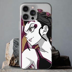 Daki Anime phone case Demon Slayer Custom phone case iphone 16 15 plus pro Max 14 13 mini 11 12 XS XR 8 slim 7 Samsung Galaxy