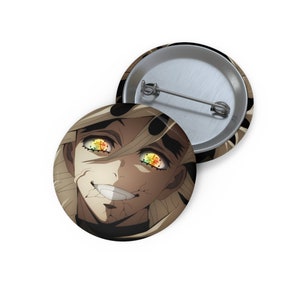 Demon Slayer Manga Webtoon Anime Pin Buttons Custom Pin Buttons Gift for friends Anime Gift